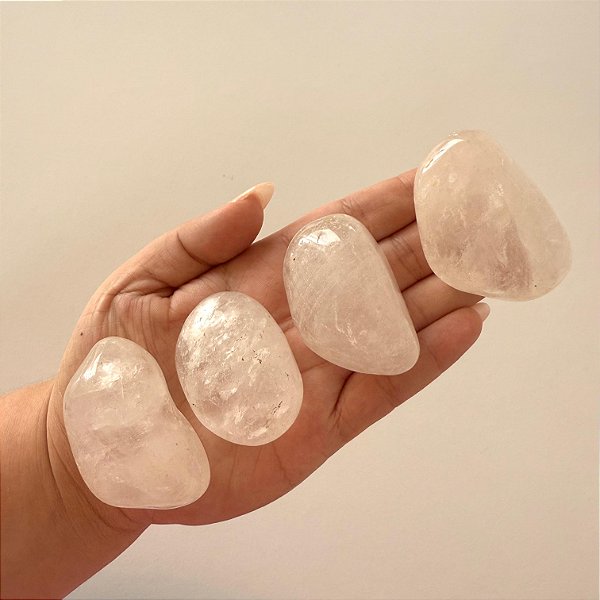 Quartzo Cristal Rolado – Amplificação e Clareza Energética