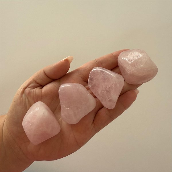 Quartzo Rosa Rolado – Amor, Cura e Harmonia Emocional