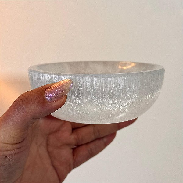 Tigela Bowl de Selenita – Purificação, Proteção e Elevação Espiritual