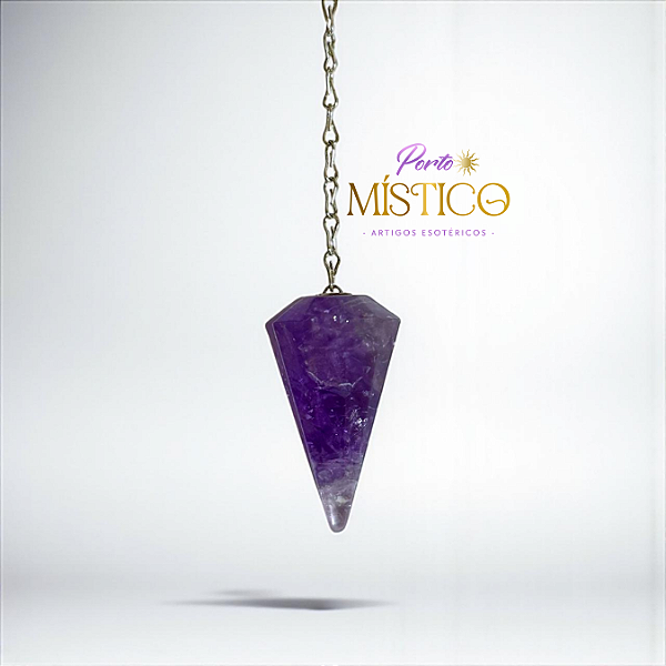 Pêndulo de Cristais Naturais - Diversas opções