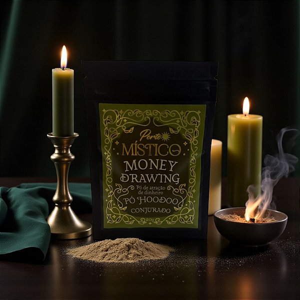 Money Drawing - Pó Hoodoo de Atração de Dinheiro