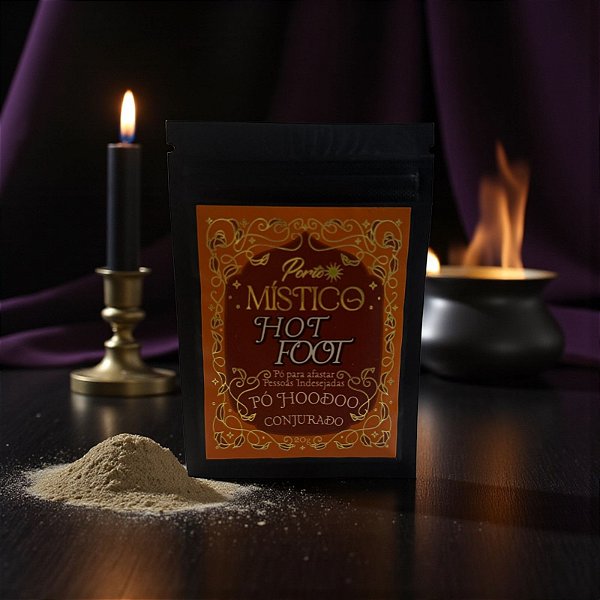 Hot Foot - Pó Hoodoo de Afastamento