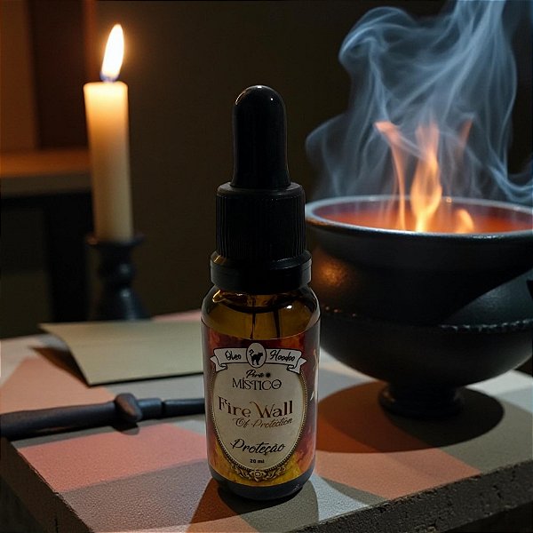 Fire Wall of Protection - Óleo Hoodoo Parede de Fogo