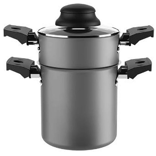 Cuscuzeira Brinox 800ml 7100/360 - Grafite