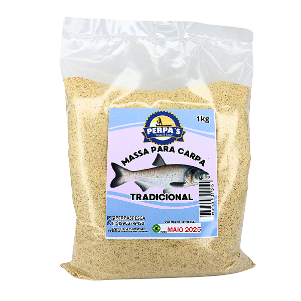 Massa Para Carpa Perpas Pesca 1kg
