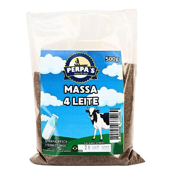 Massa Perpas Pesca 4 Leite 500G