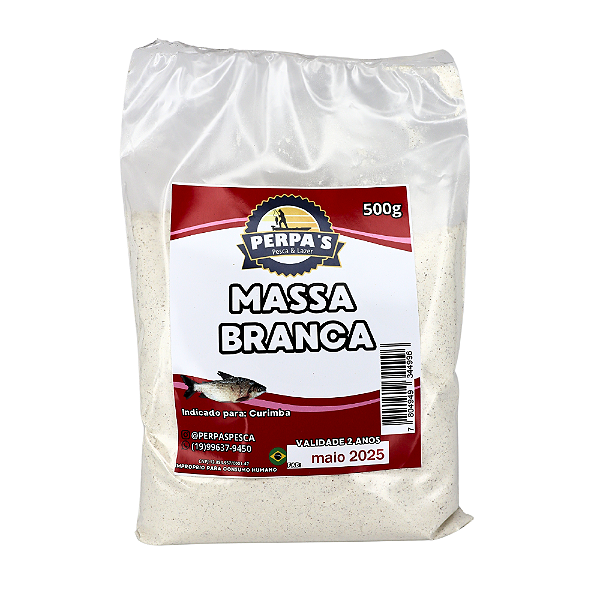 Massa Perpas Pesca Branca 500G