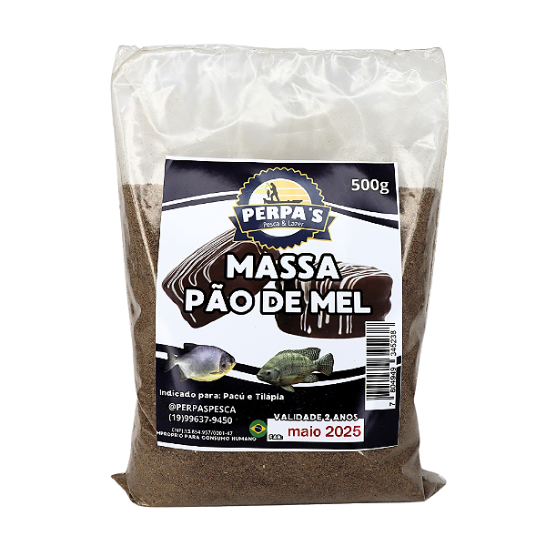 Massa Perpas Pesca Pão de Mel 500G