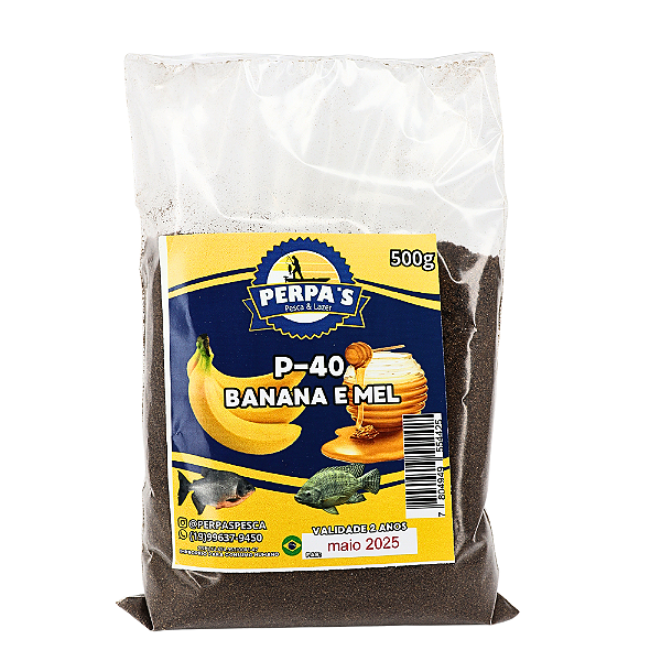 Massa Perpas Pesca P-40 com Banana e Mel 500G