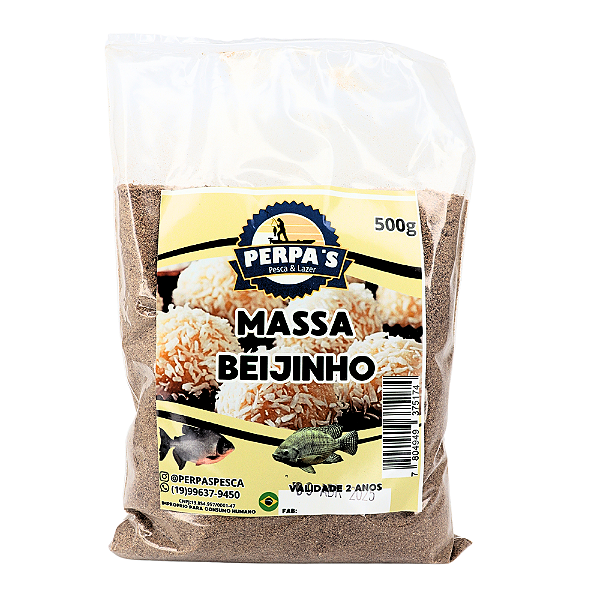 Massa Perpas Pesca Beijinho 500G