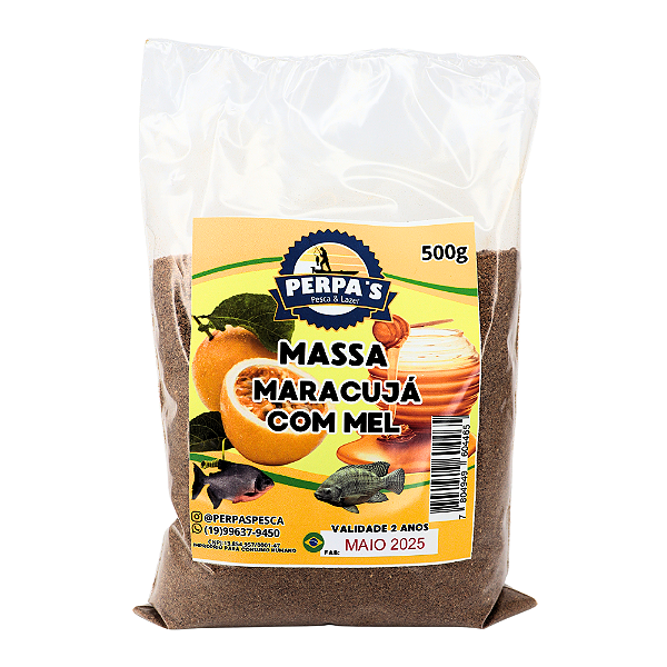 Massa Perpas Pesca Maracujá com Mel 500G