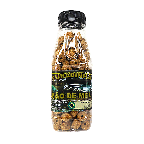 Furadinha Turbinada Perpas Pesca Pão de Mel 120G
