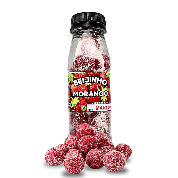 Beijinho Perpas Pesca Morango 100g
