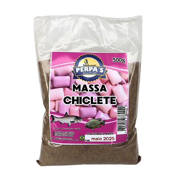 Massa Perpas Pesca Chiclete 500G