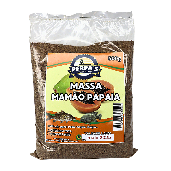 Massa Perpas Pesca Mamão Papaya 500G
