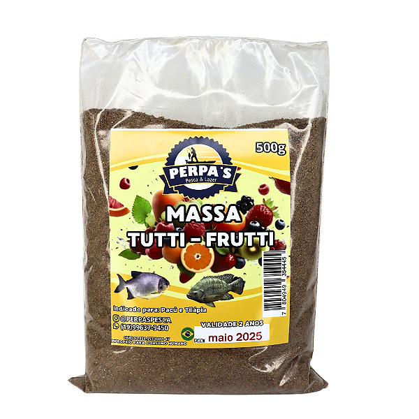 Massa Perpas Pesca Tutti-Frutti 500G