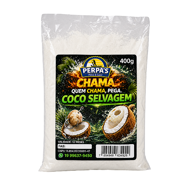 Massa Perpas Pesca Coco Selvagem 400G