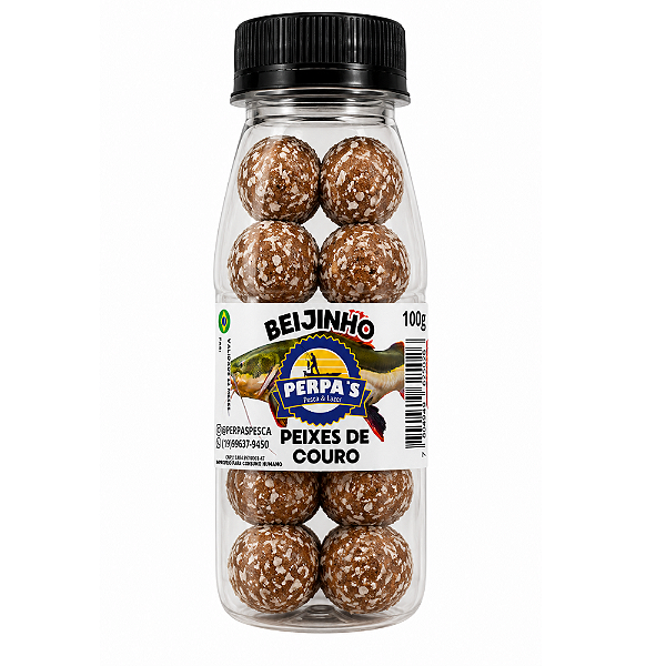 Beijinho Perpas Pesca Peixes de Couro 100g