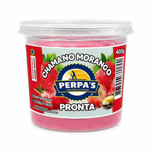 Massa Pronta Chama no Morango UN 400g