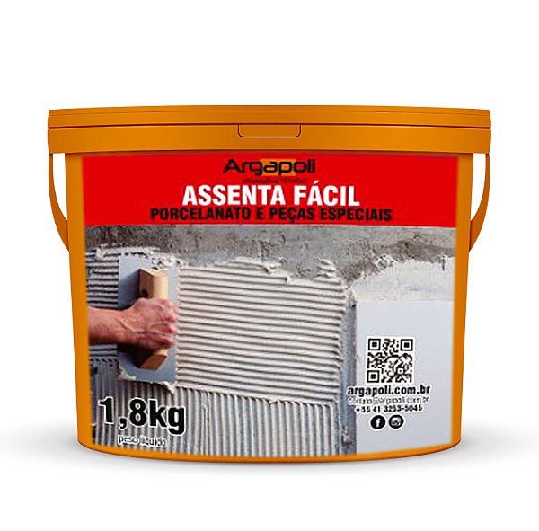 ASSENTA FÁCIL - Argamassa fixa azulejos, pastilhas e bricks - 1,5 Kg
