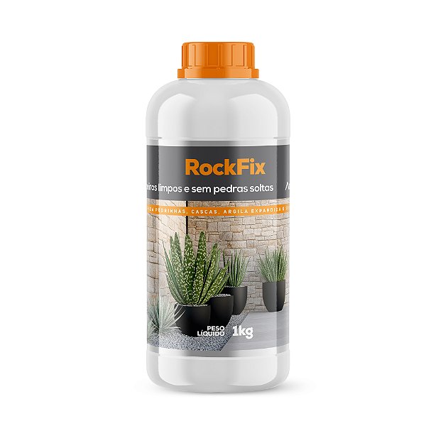 ROCKFIX - fixa pedrinhas de jardim, cascas, argila expandida e seixos