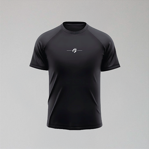 Camiseta Preta ARG Classic – Logo Meio Branco