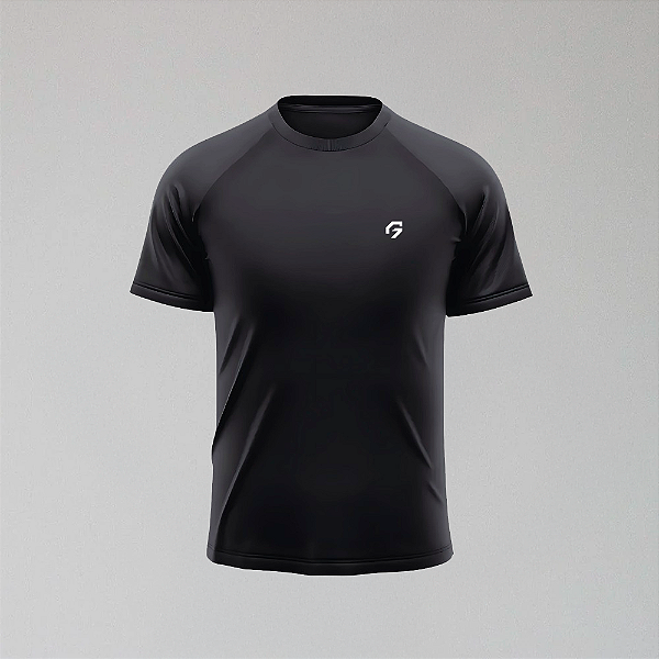 Camiseta Preta ARG Classic – Logo Peito Branco