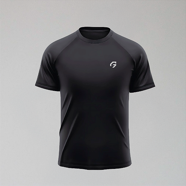 Camiseta Preta ARG Classic – Logo Peito Prata