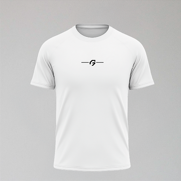 Camiseta Branca ARG Prime – Logo Meio Preto