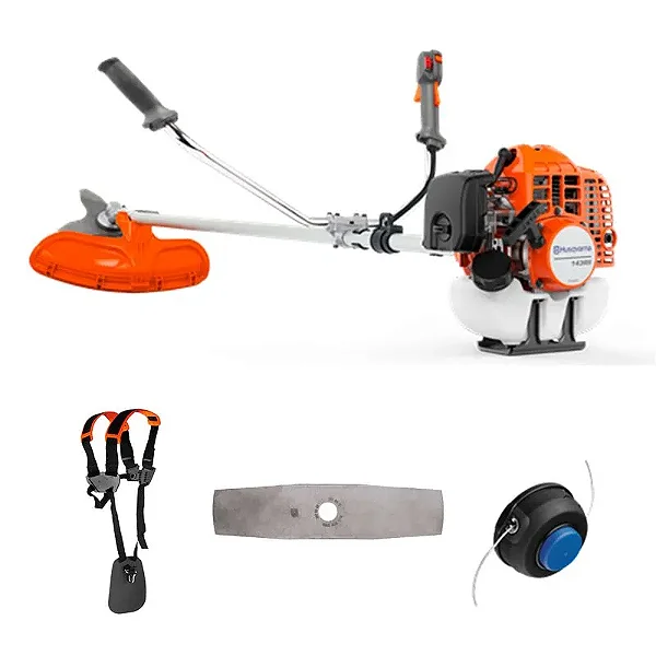 Roçadeira Husqvarna a Gasolina 143R-II 41,5cc 2,01HP - PRO FORCE MAQUINAS