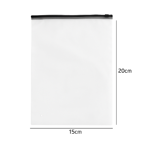 Saco Plástico de EVA 15x20 Zip Lock