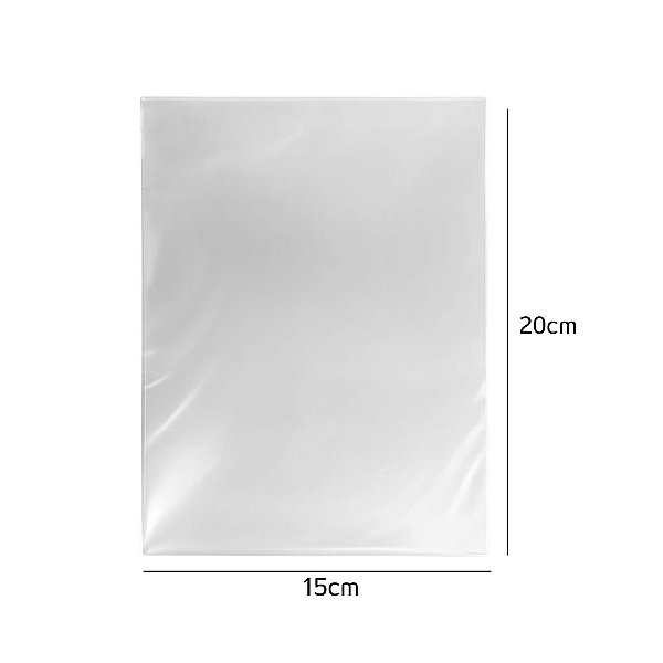 Saco Plástico BD 15X20 0,006 Micras