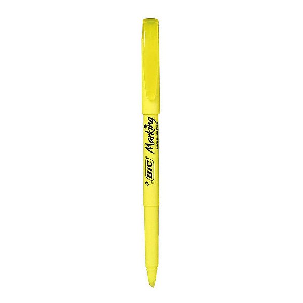Caneta Marca Texto Amarela Bic