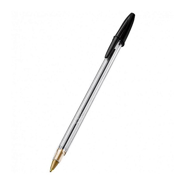 Caneta Esferografica Cristal Preta Bic