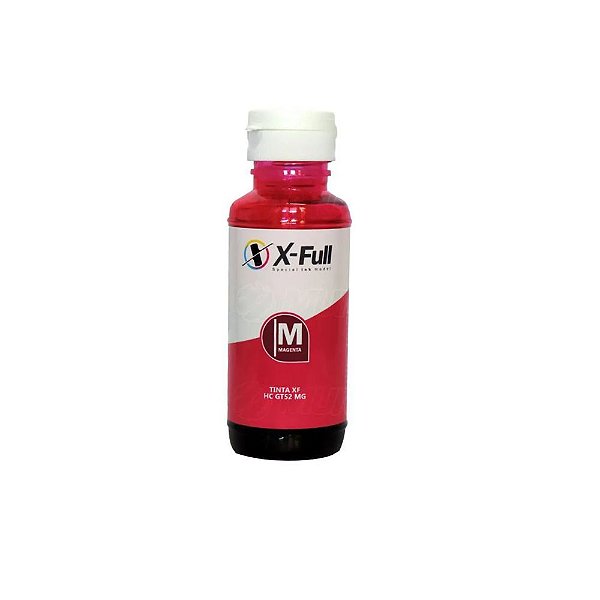 Tinta Refil HP X-Full Magenta Tinta XF HC Gt52 MG 70ml