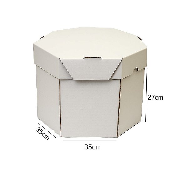 Caixa para Bolo Redonda Alta N16 35X35X27