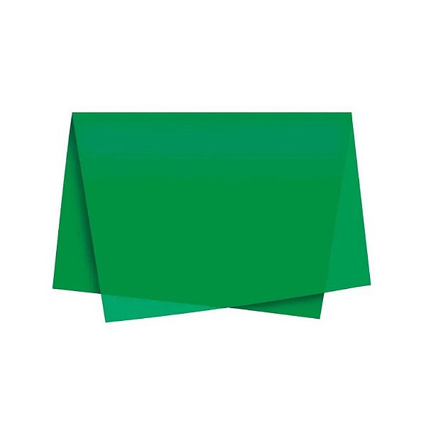 Papel De Seda Pct C/100 Un Verde Bandeira