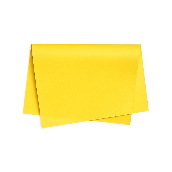 Papel De Seda Pct C/100 Un Amarelo