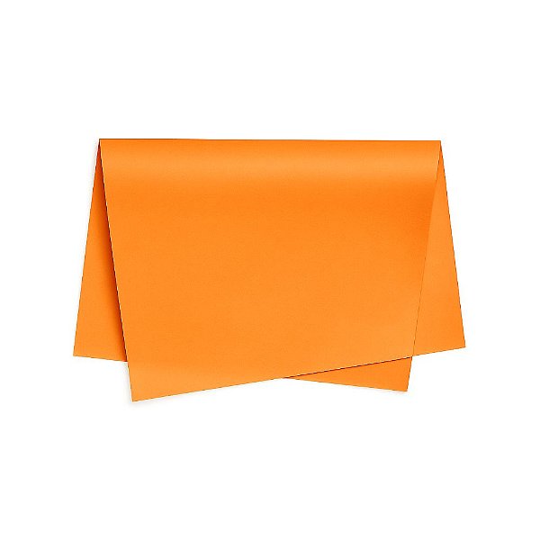 Papel De Seda Pct C/100 Un Laranja