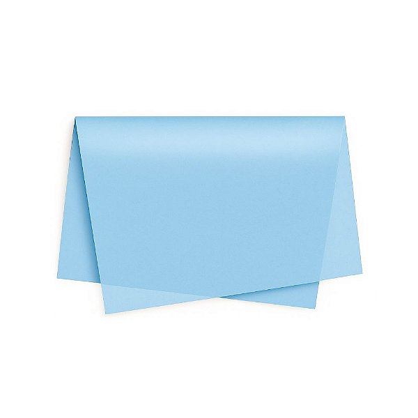 Papel De Seda Pct C/100 Un Azul Claro