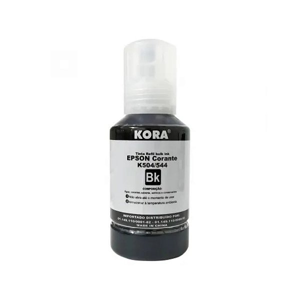 Tinta Corante Refil Preta (Black) 127ml Epson Kora