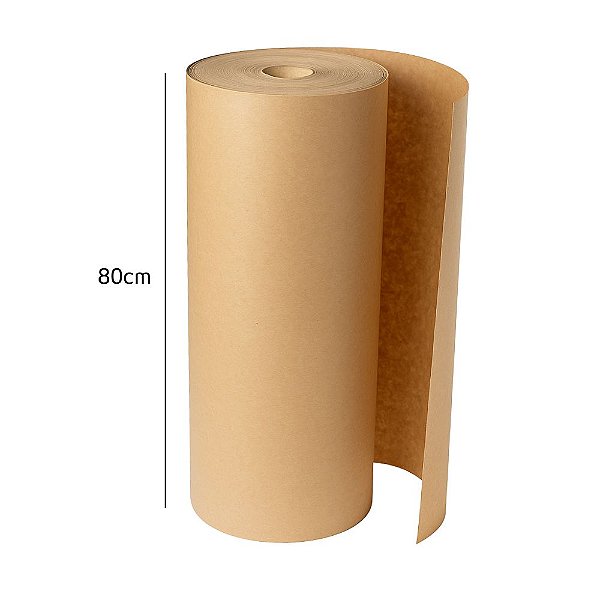 Bobina de Papel Kraft 80cm X 200mt 80gr