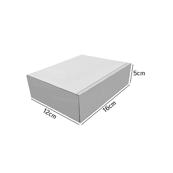Caixa de Papelão Branca n73 16x12x5
