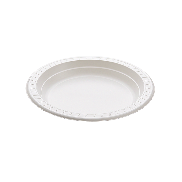 Prato Descartavel Branco 21Cm 10Un. Copoplast