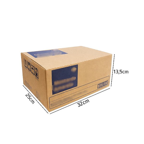 Caixa de Papelão para Mudança Pequena 32X25X13,5