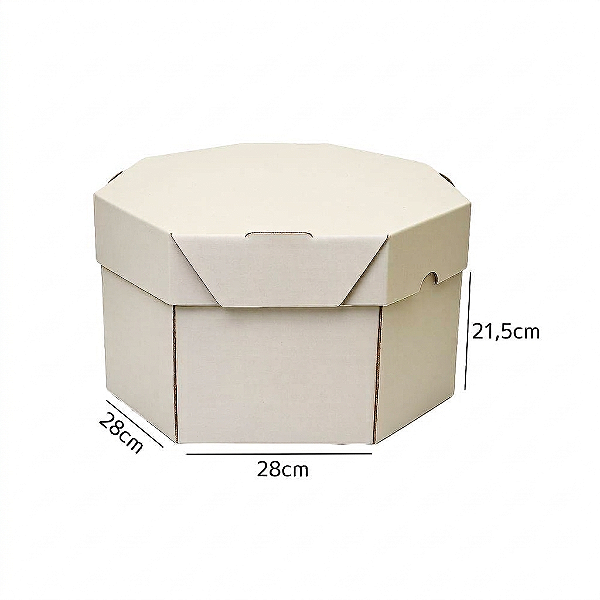 Caixa para Bolo Redonda N18 28x28x21,5