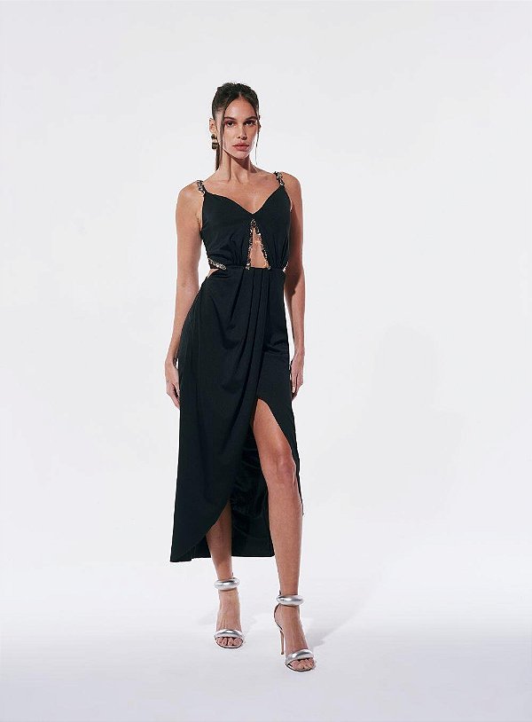 VESTIDO SHINING VAZADOS