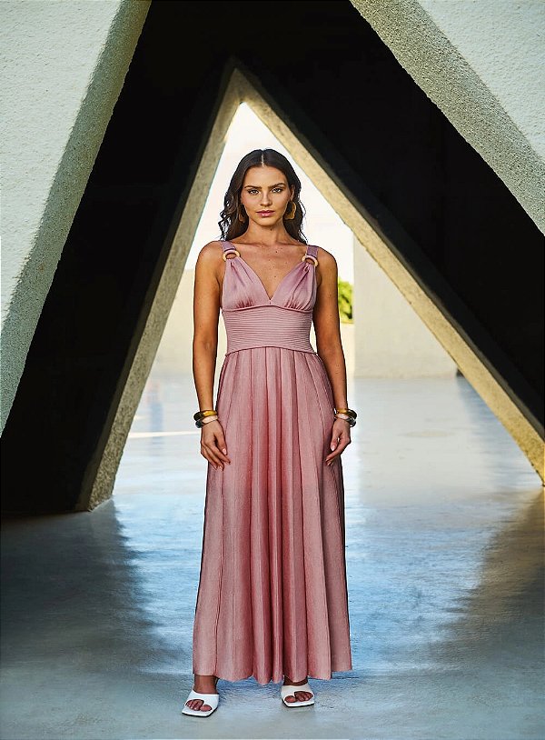 Vestido Longo Tricô