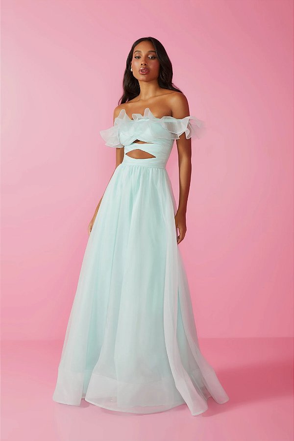 Vestido Longo Stephany Menta