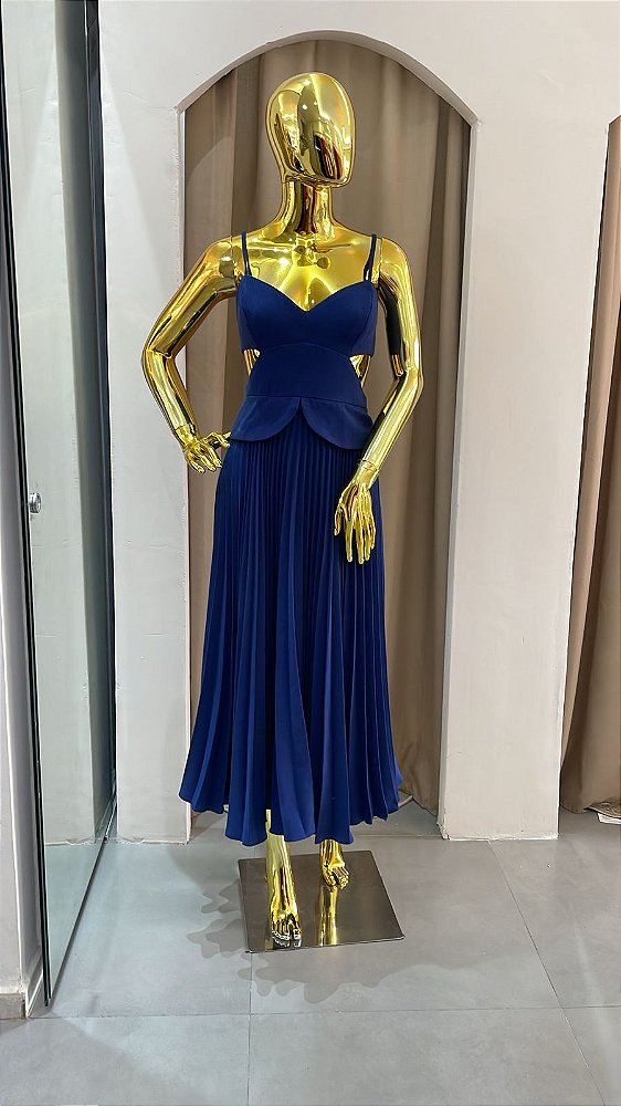 VESTIDO PLISSADO LITT